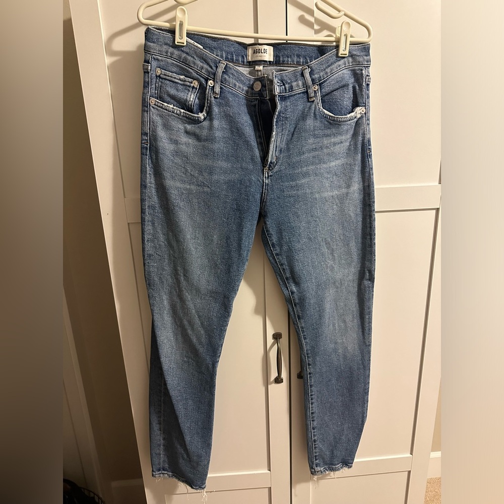 Agolde Women's Straight Leg Jeans - Blue